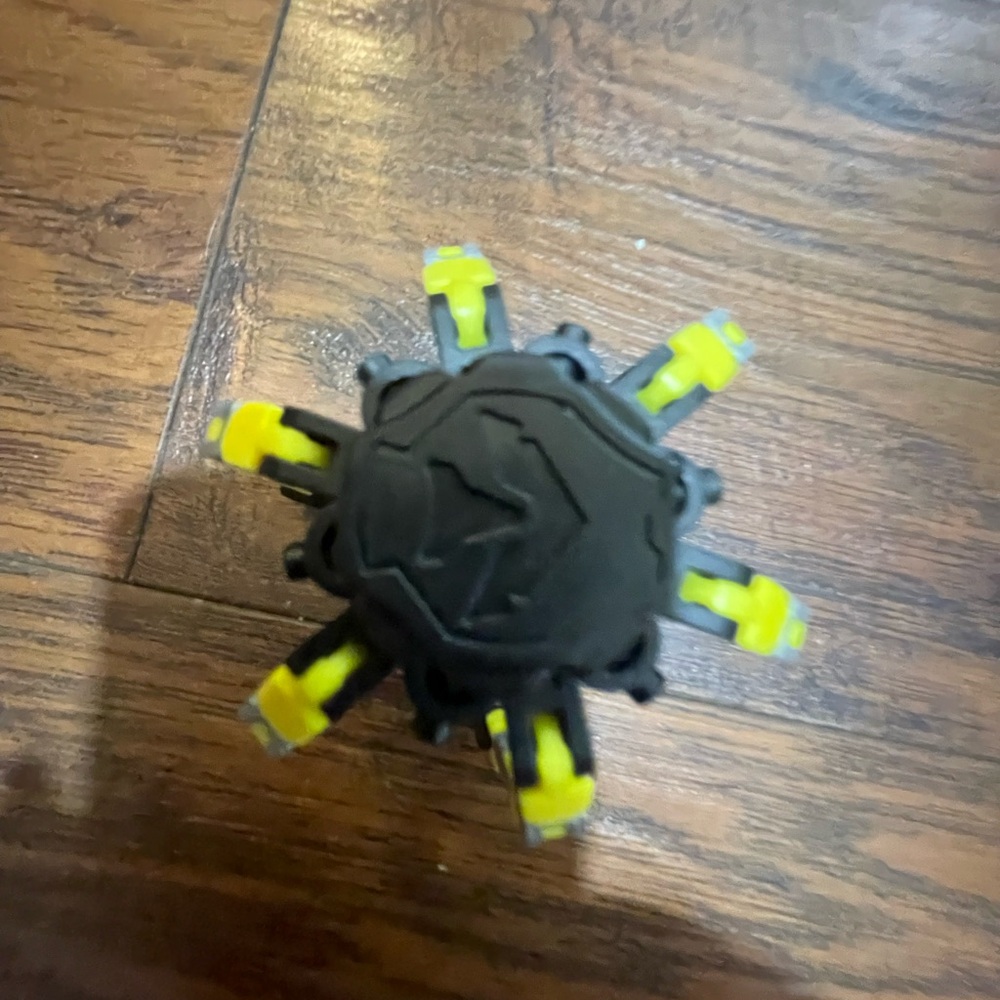 Black and Yellow Spider Toy